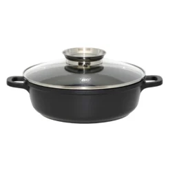 Alucast Servierpfanne mit Glasdeckel 24 cm