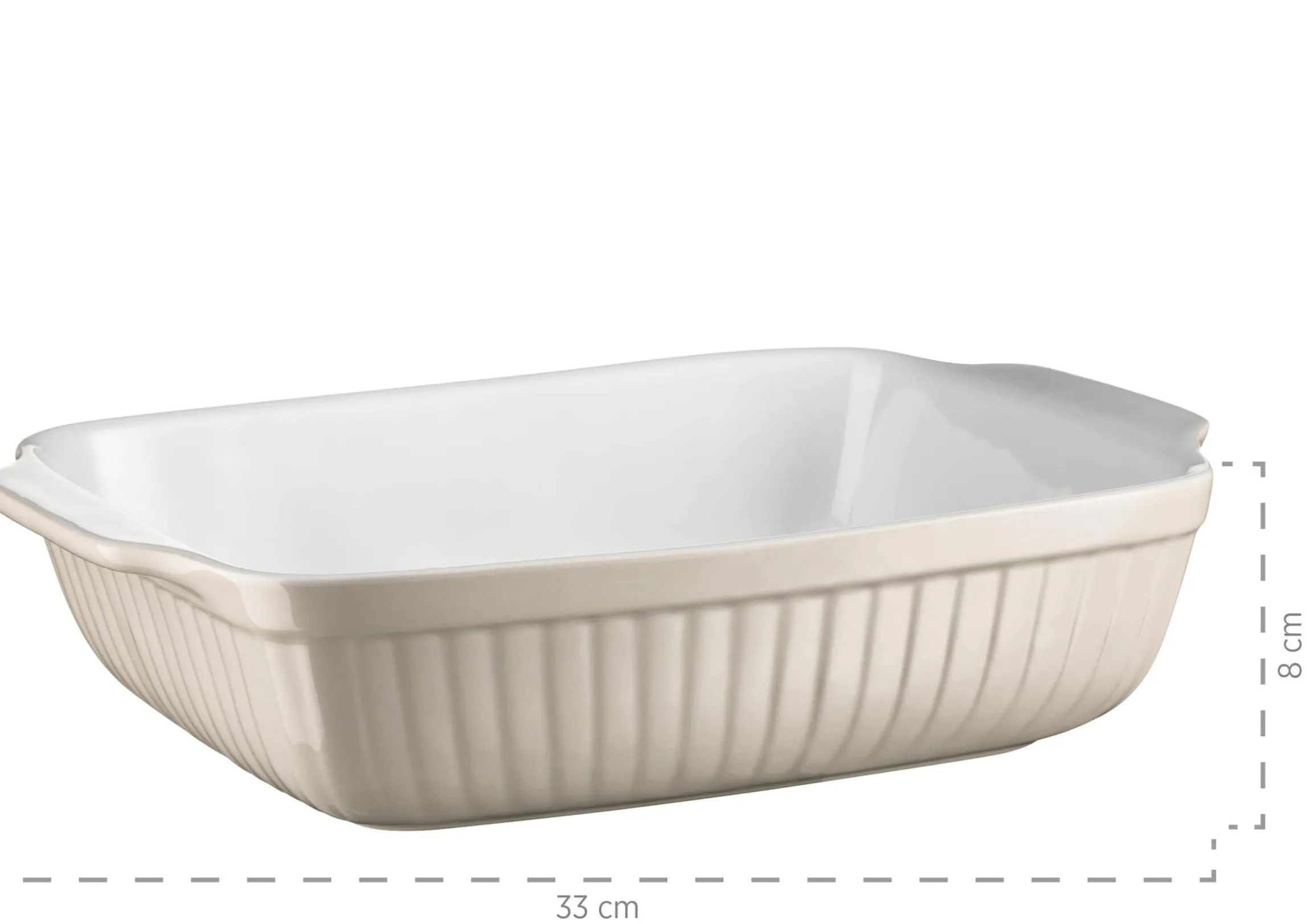Auflaufform-Set, Keramik KITCHEN TIME Grau