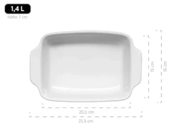 Auflaufform-Set, Keramik KITCHEN TIME Weiß