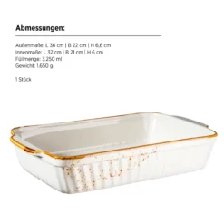 Auflaufform-Set, Porzellan Pintar