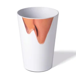 AWAVE Trinkbecher 400 ml rPET Set 4-teilig, mit Eichstrich