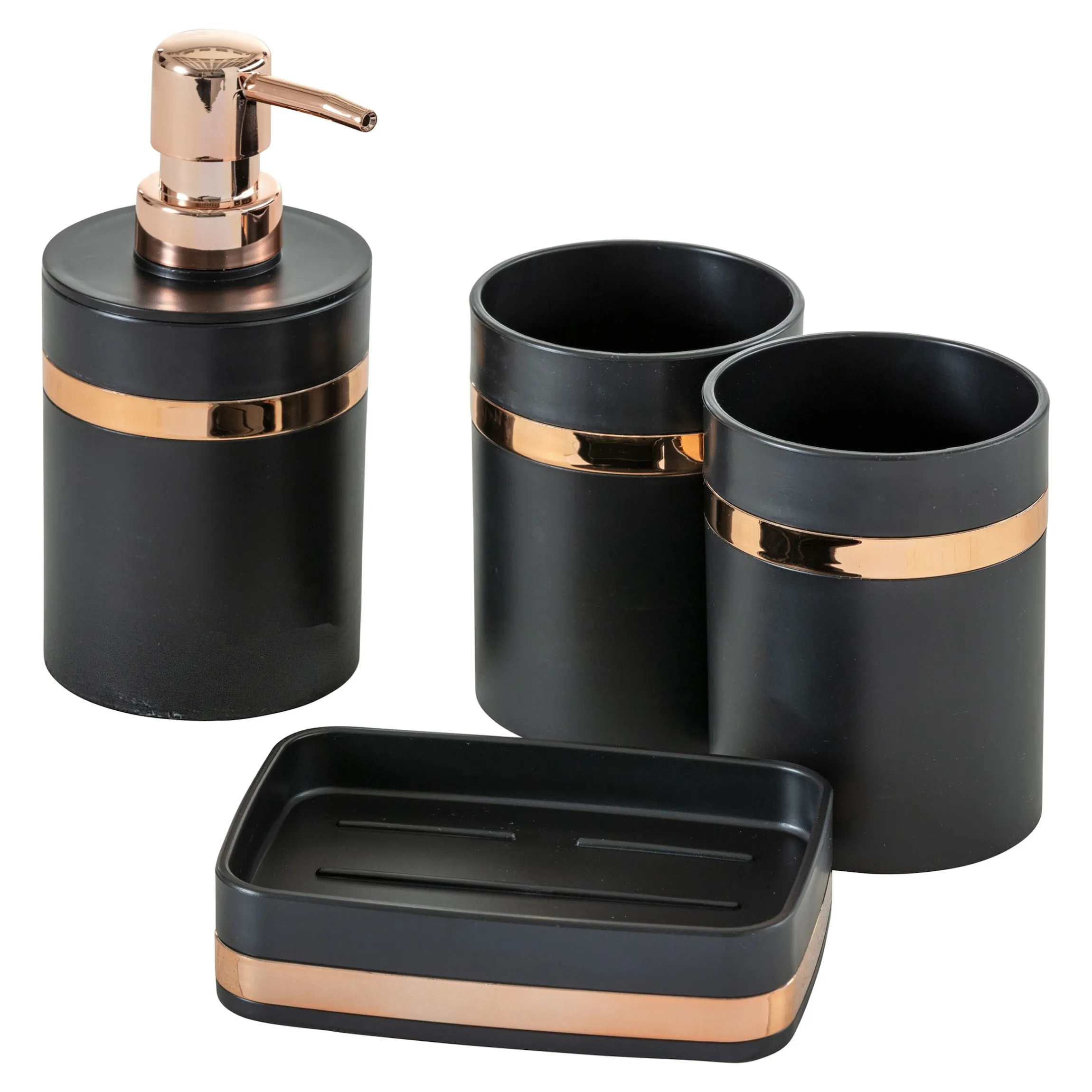 Badaccessoire-Set „Design“, 4-teilig