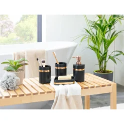 Badaccessoire-Set „Design“, 4-teilig