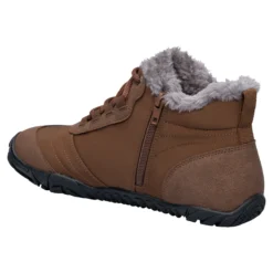 Barfuß-Wärmeknöchelsneaker "Julia" taupe