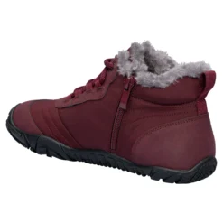 Barfuß-Wärmeknöchelsneaker "Julia" burgund