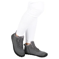 Barfuß-Wärmeknöchelsneaker "Julia" grau