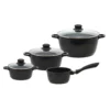 Basic Topfset "Black Cast ELO Dur Edition", 7-teilig