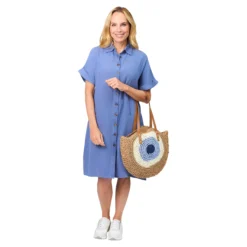 Bast-Sommertasche „Glücksauge“