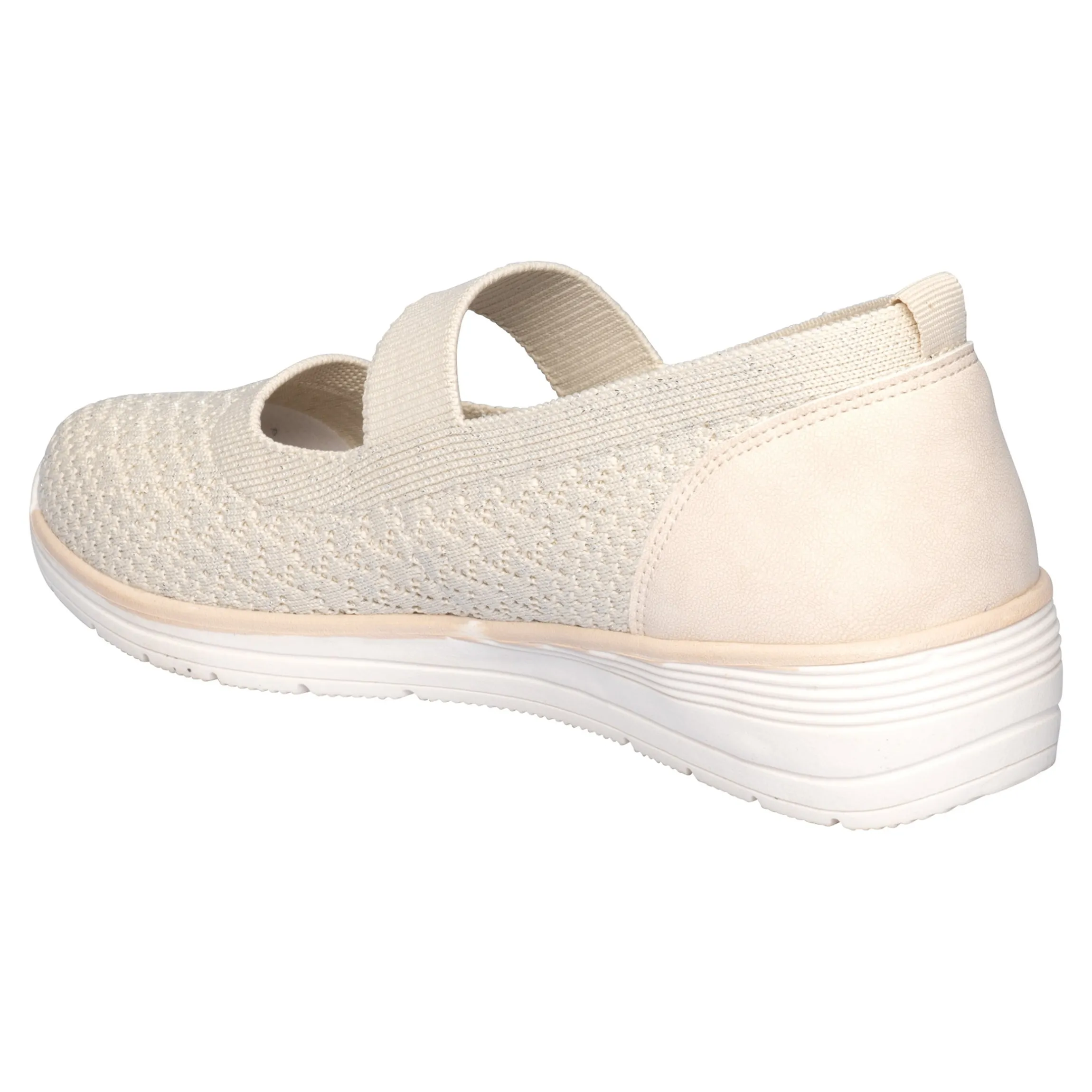 Bequem-Ballerina "Federleicht" beige