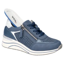 Bequem-Keilsneaker "Daniela" blau