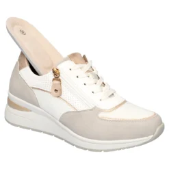 Bequem-Keilsneaker mit Leder „Bettina“
