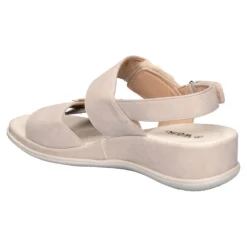Bequem-Klettsandale „Daniela“ beige