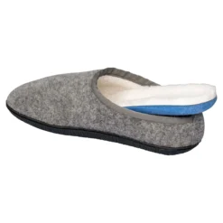 Bequem-Pantolette „Flex“ grau