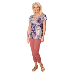 Bequem-Schlupfhose 7/8 „Elegant“ beere