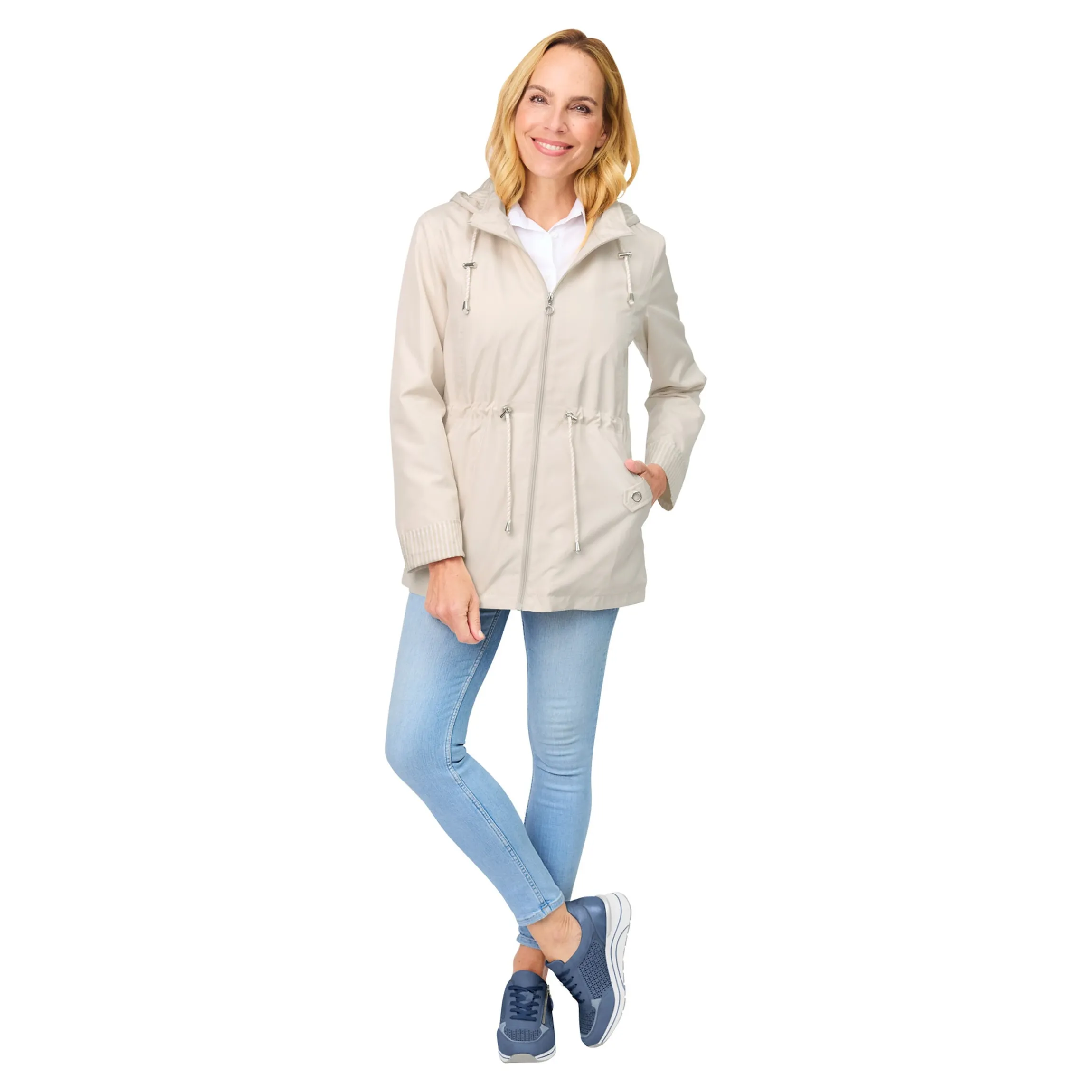 Übergangsjacke "Linda" ecru