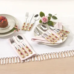 Besteckset „Rosen“, 16-teilig