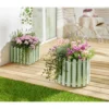 Blumentopf 2 in 1 „Landhaus“ rund