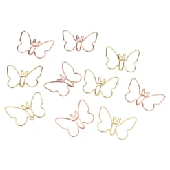 Büroklammern „Schmetterling", 10 Stück