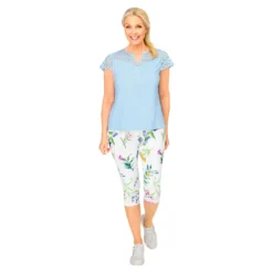 Capri-Leggings „Blumen“