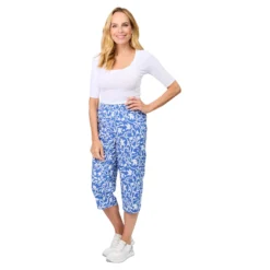 Capri-Schlupfhose "Bärbel" Blumen