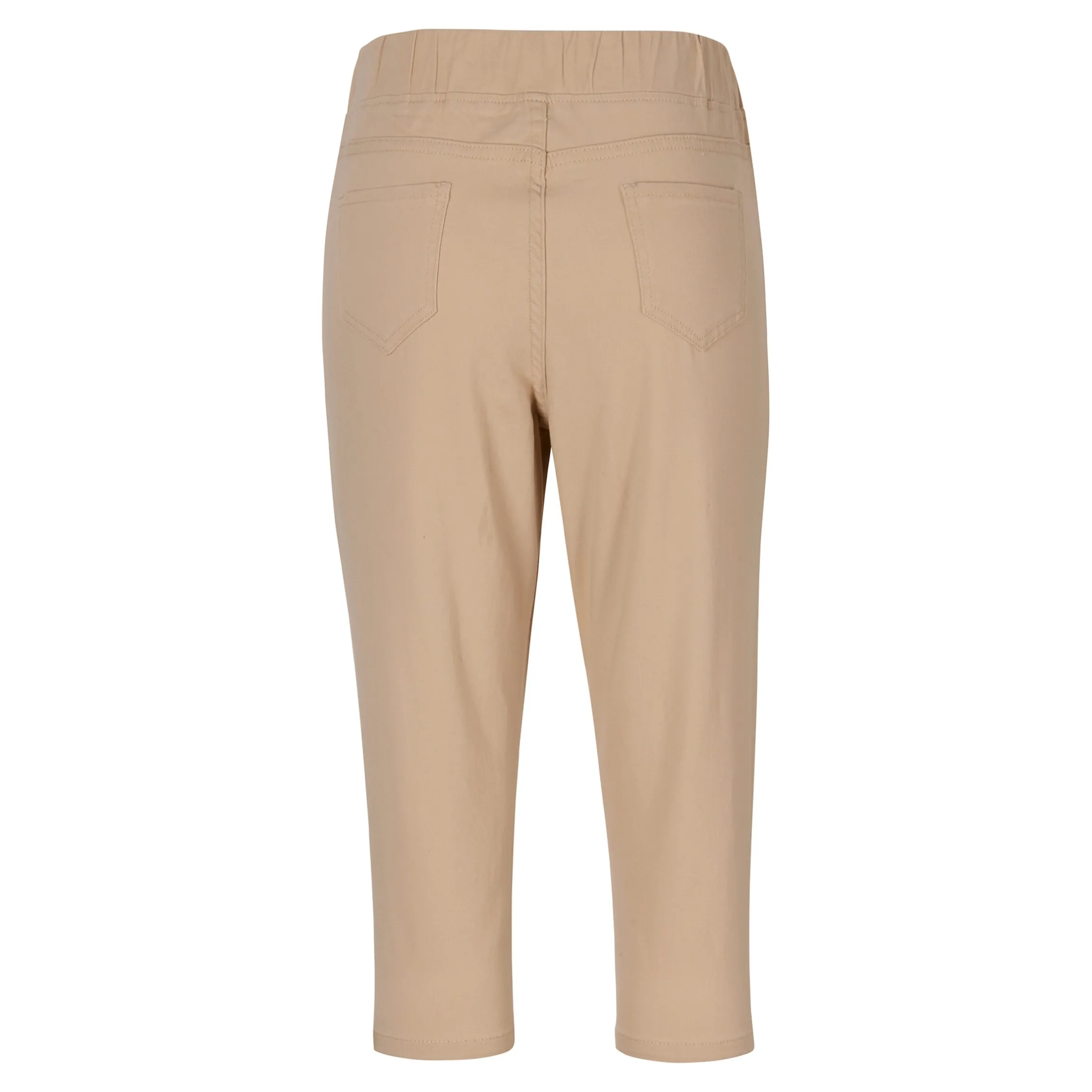 Capri-Schlupfjeans "Dunja" beige