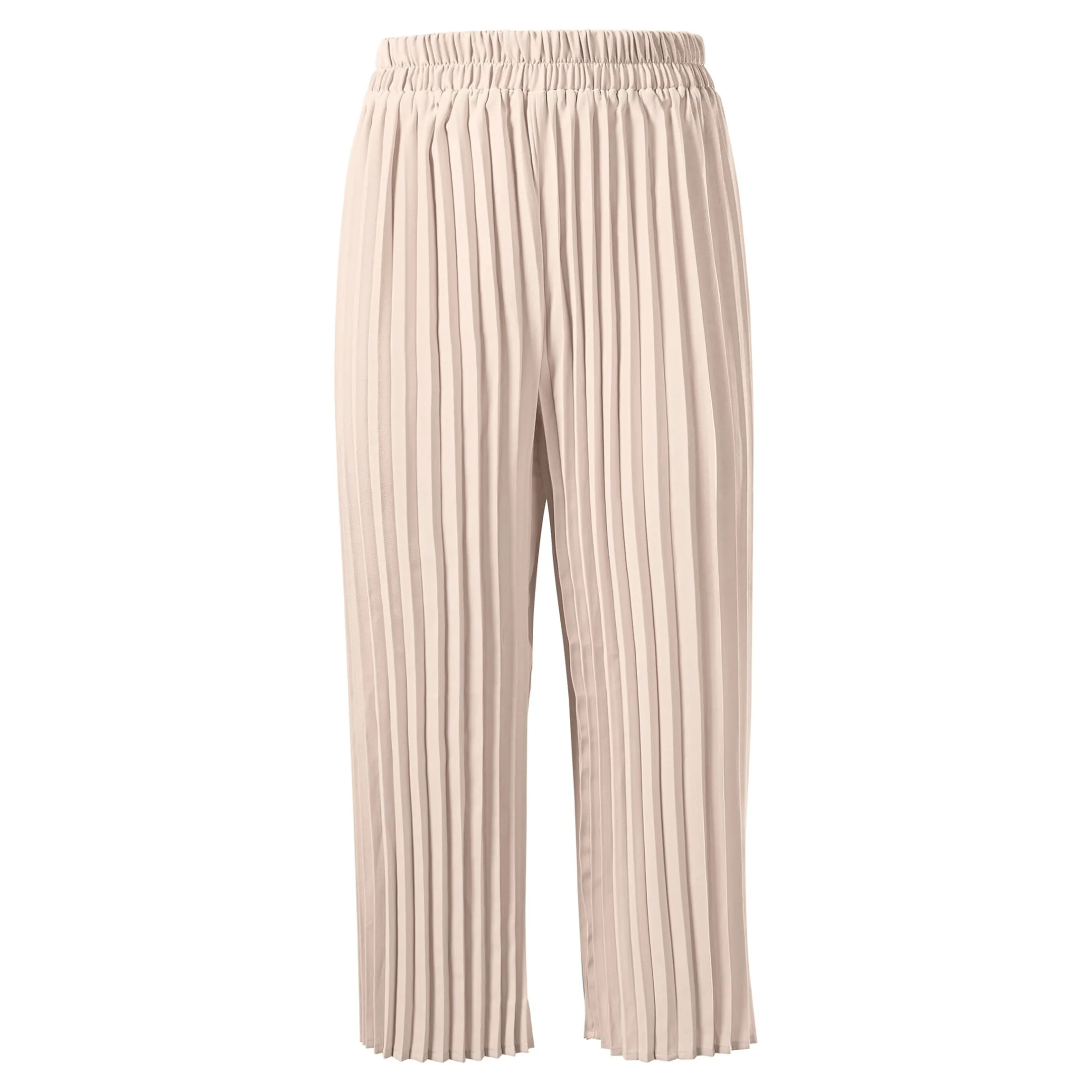 Culotte-Plisseehose "Sonja" beige