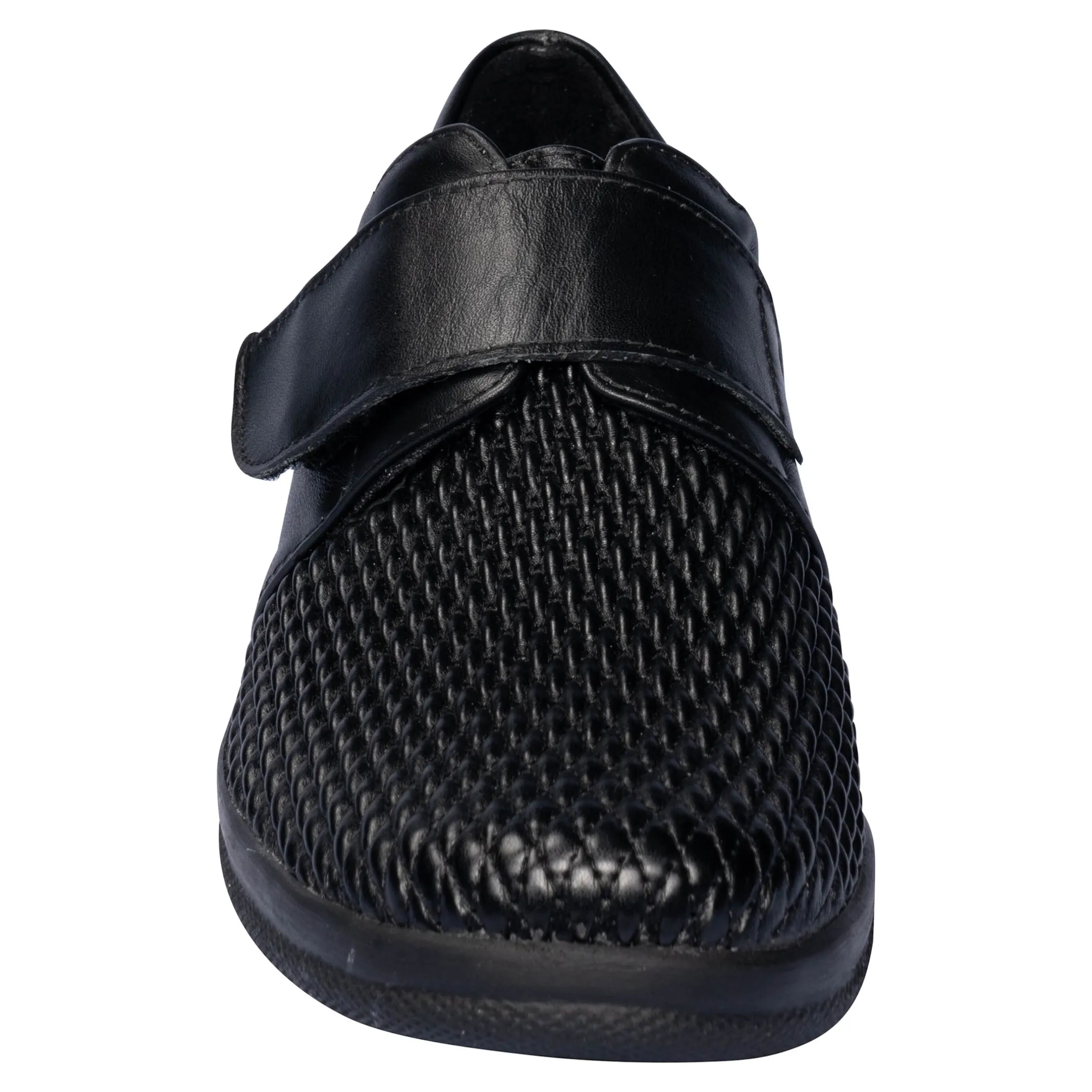 Damen-Halbschuh "Stretch" schwarz