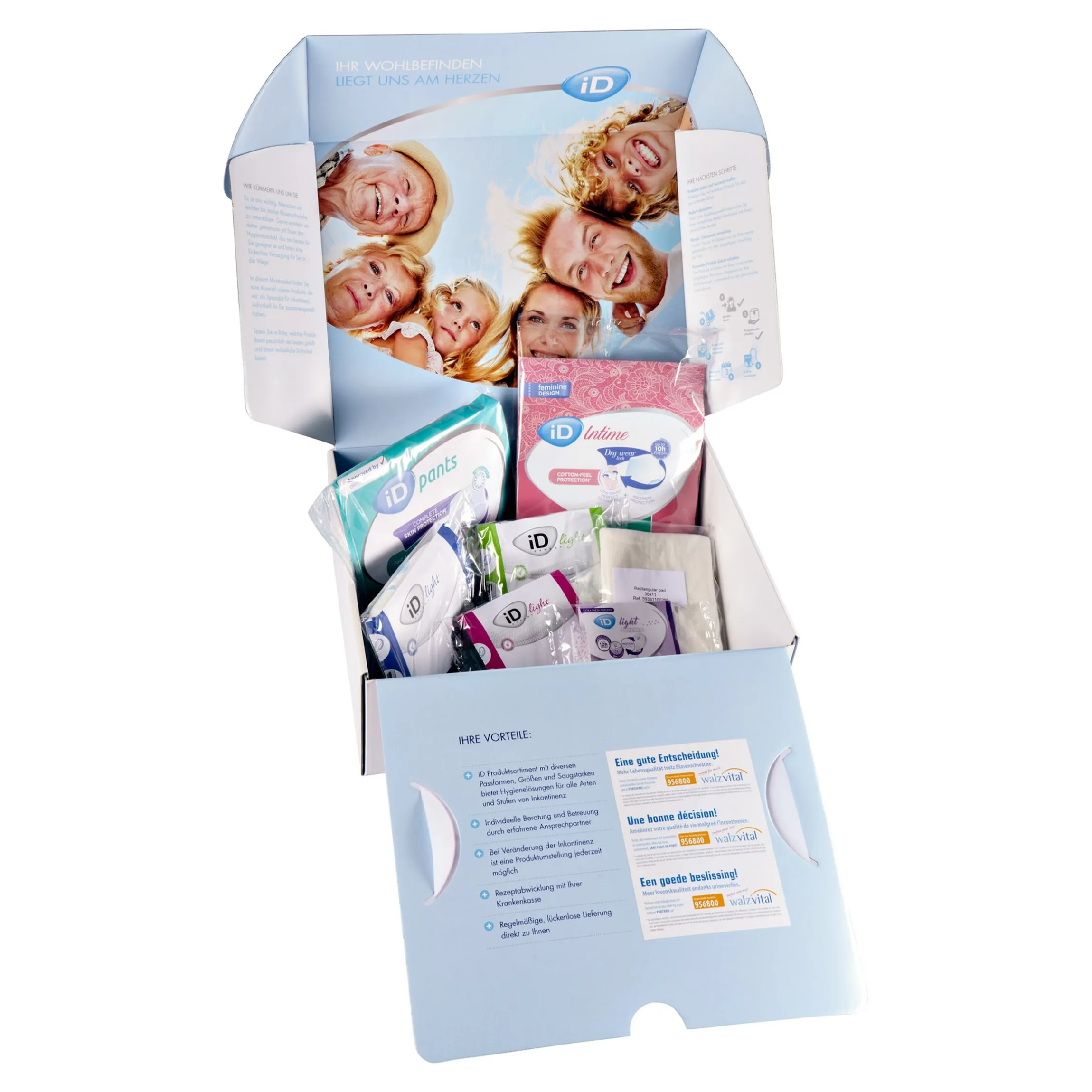 Damen Probierpaket Inkontinenzprodukte