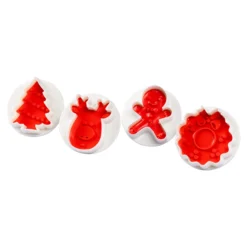 3D-Ausstecher-Set „Stempel“, 4-teilig