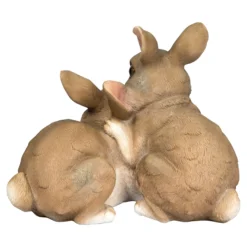 Dekofigur „Kaninchen-Freunde“