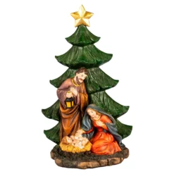 Dekofigur "Krippe-Tannenbaum"