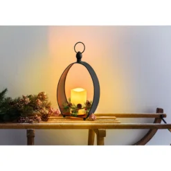 Deko-Laterne „Weihnachtskerze“