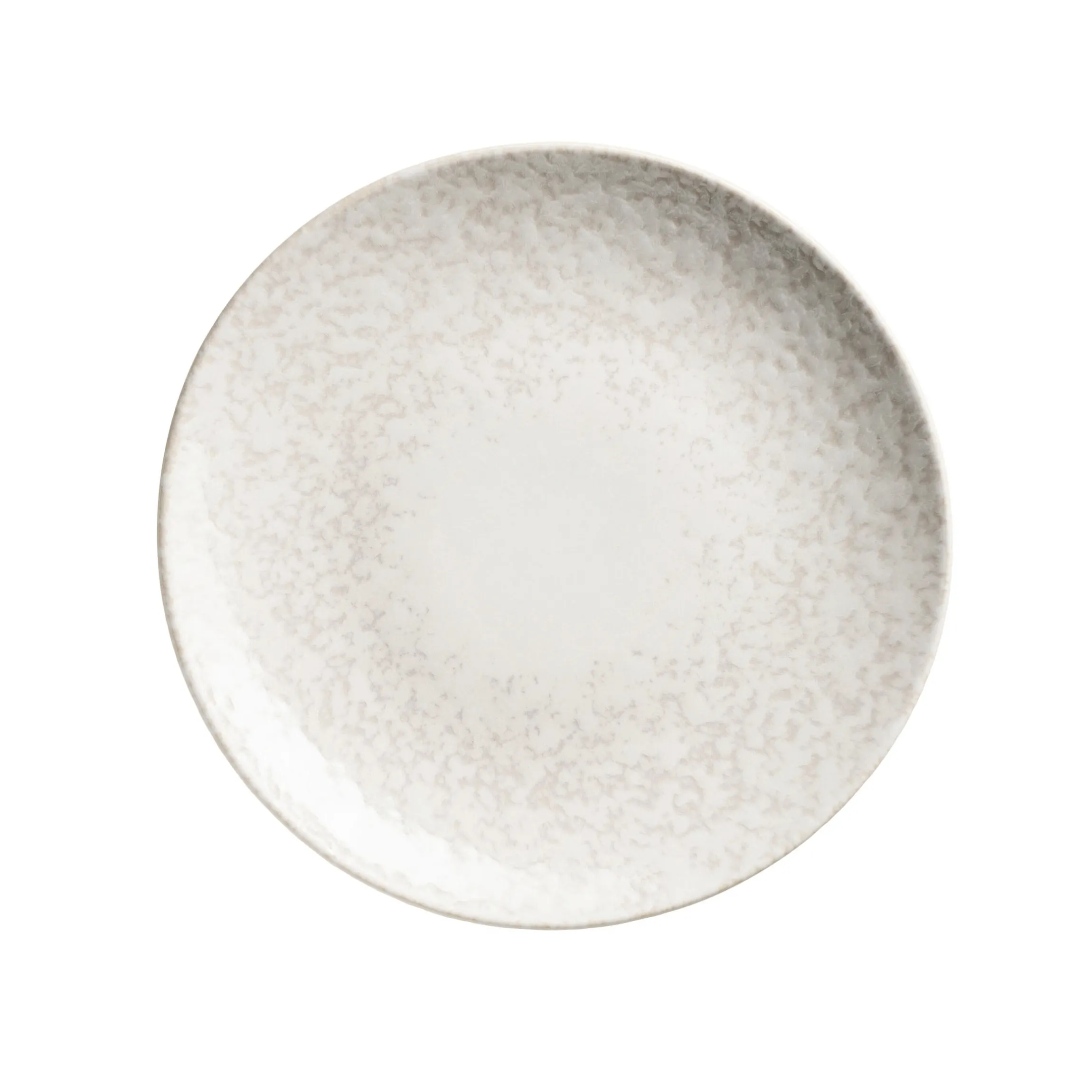 Dessertteller-Set, Steinzeug Alpenwiese Creme