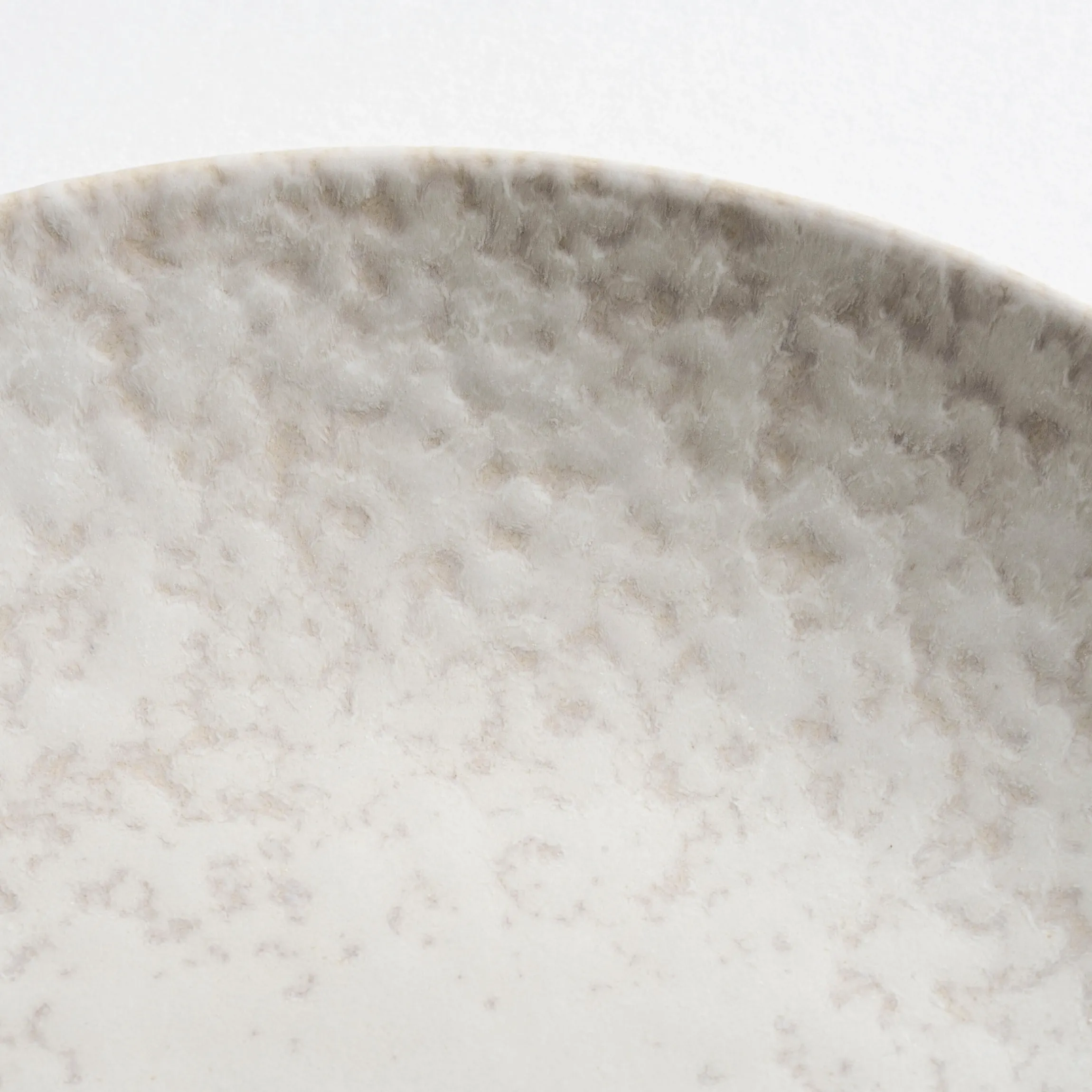 Dessertteller-Set, Steinzeug Alpenwiese Creme
