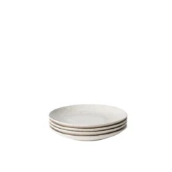 Dessertteller-Set, Steinzeug Alpenwiese Creme
