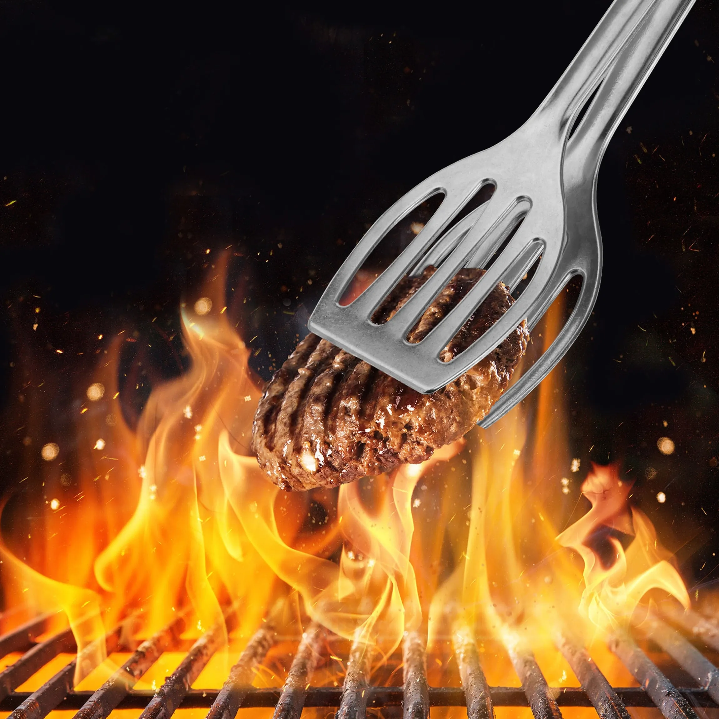 Doppelwender und Grillzange "Duetto"