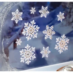 3D-Schneeflocken, 15-teilig