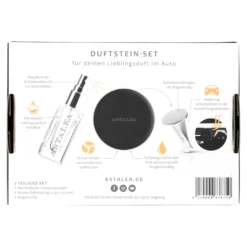 Duftstein-Set fürs Auto, 3 Teile schwarz