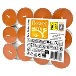 Duftteelichter, 24 Stück Orange