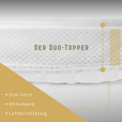Duo-Topper 120x200 cm