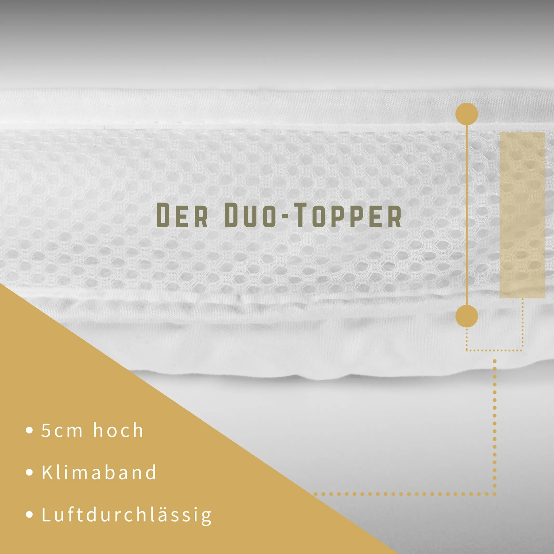 Duo-Topper 120x200 cm