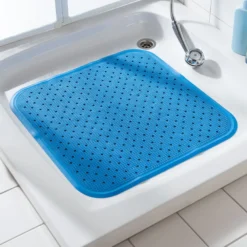 Duschmatte blau