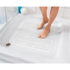 Duschmatte weiß