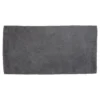 Duschtuch personalisiert mit Namen, 70x140 cm, 100% Baumwolle dunkelgrau