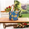 Einkaufskorb „Sonnenblume“ + Gratis-Einkaufstasche