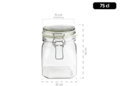 Einmachglas mit Deckel, 75 cl GOTHIKA
