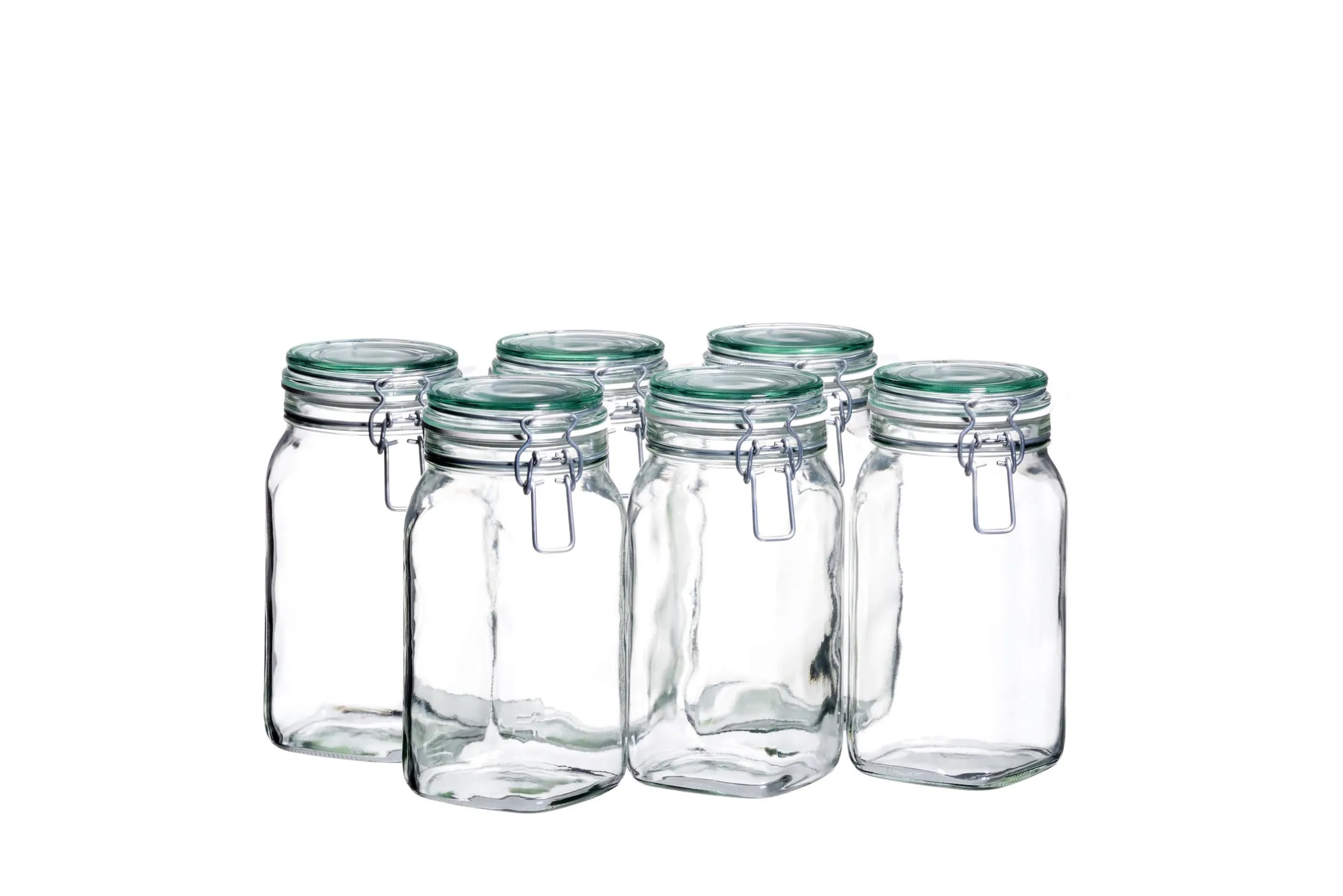 Einmachglas mit Deckel, 1,45 l GOTHIKA 6 x Einmachglas