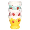 Eisbecher „Erdbeere“, 3 Stück