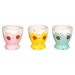 Eisbecher „Erdbeere“, 3 Stück