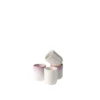 Espressobecher-Set, Steinzeug Alpenwiese Beere / Creme